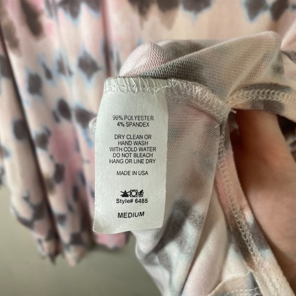 NWOT Entro Tie Dye Shirt with Fringe - Picture 9 of 9